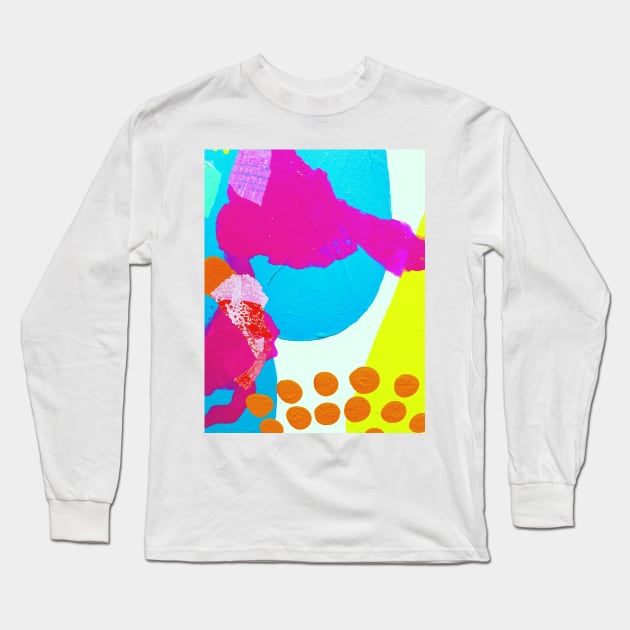 My Colorful Original Contemporary Abstract Art - My Original Art Long Sleeve T-Shirt by MikeMargolisArt